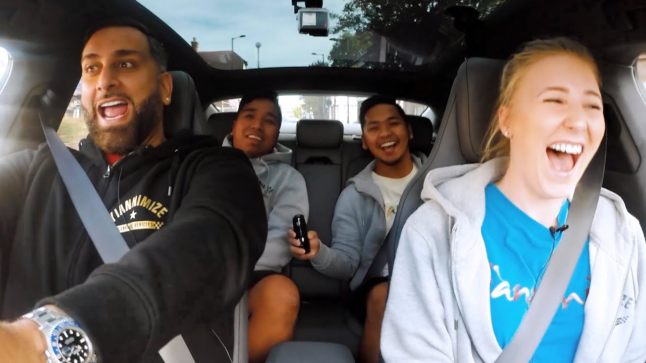 All 16 Electric Staff Reactions to Porsche Taycan Acceleration!