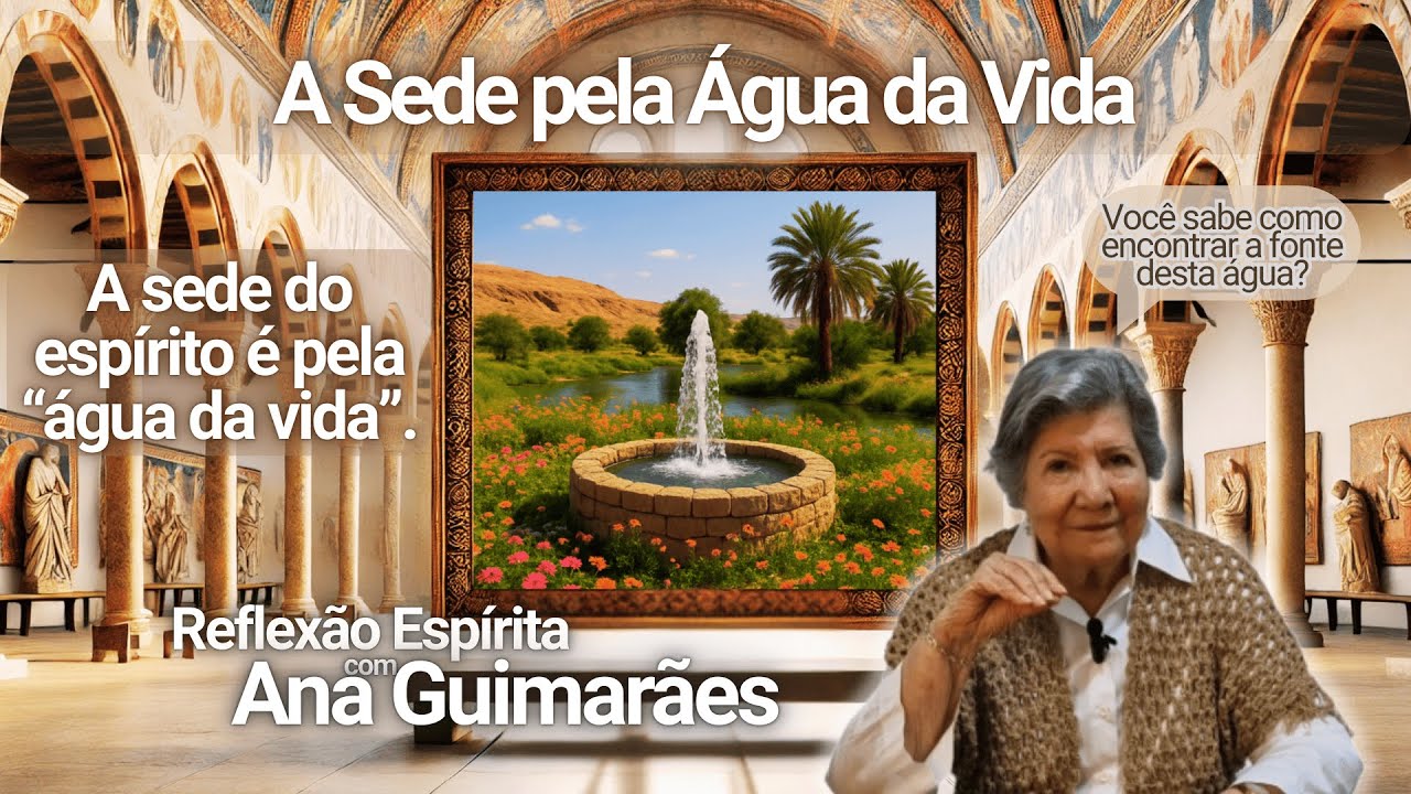 A Sede pela Água da Vida | Reflexão Espírita com Ana Guimarães