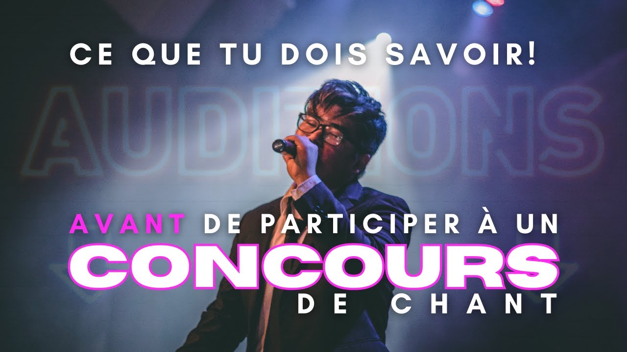 3 Conseils avant de se pr&eacute;senter &agrave; un concours de chant