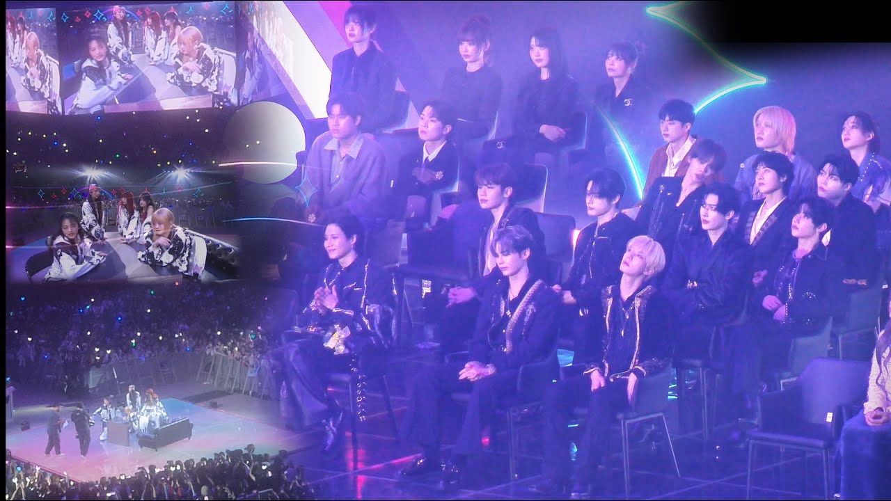[뉴진스(NewJeans) 'Right Now'] 태민,QWER,제로베이스원 ZB1 Reaction @241116 kgma 직캠