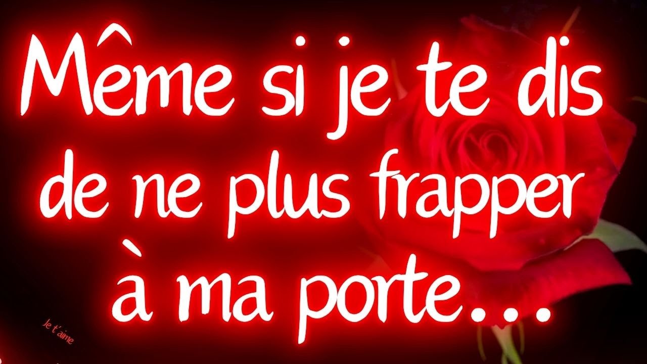 Je t'attends mon cœur 💞 tu me manques terriblement ❣️ message d'amour pour toi...