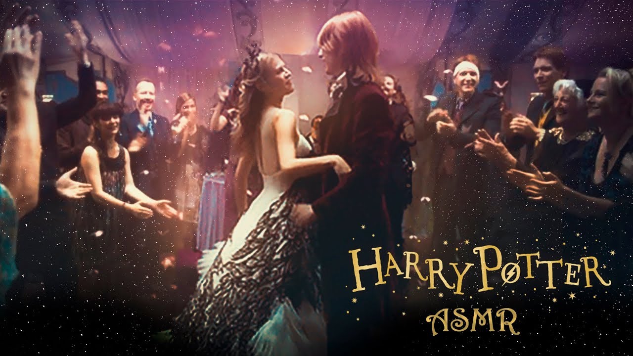 Bill and Fleur's Wedding 💐 [ASMR] ⚡ Harry Potter inspired Ambience ⋄ Muffled Music