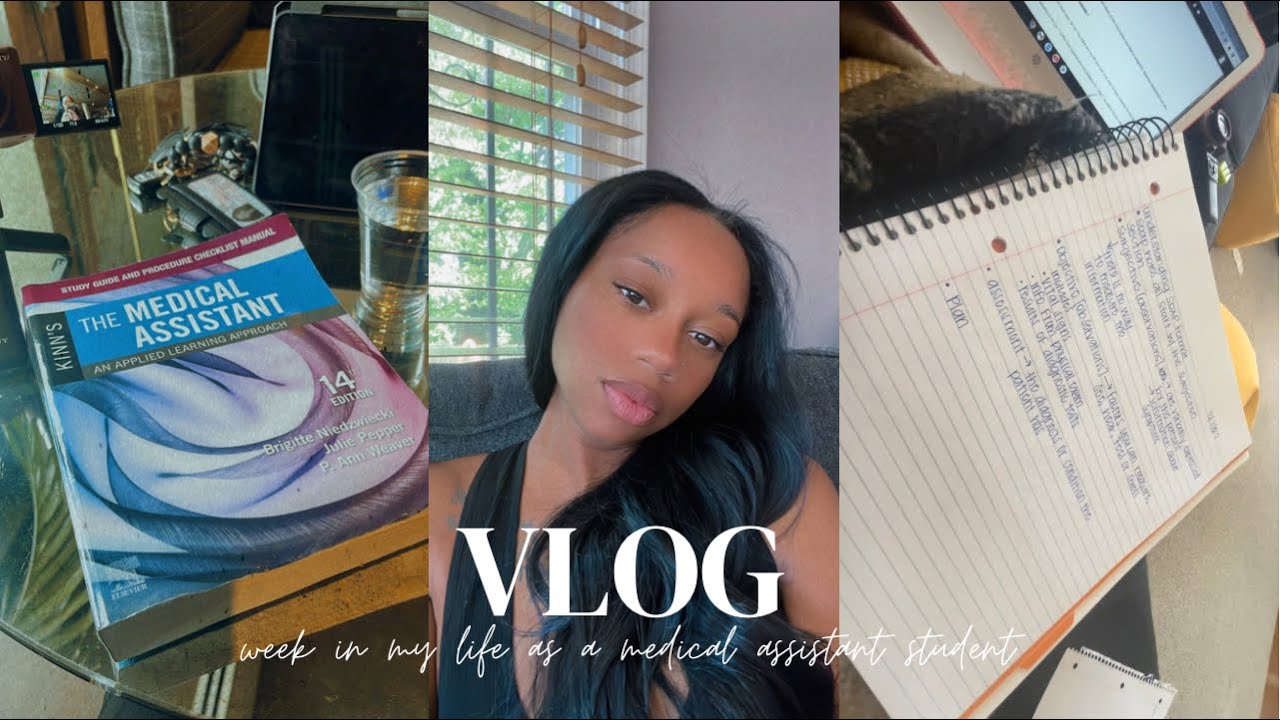 vlog: week in the life as a medical assistant student | in-person & distance learning + more!