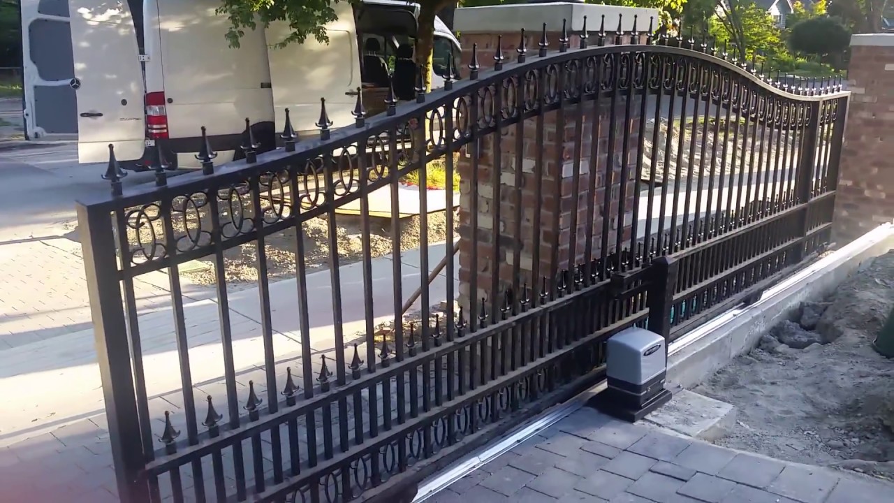 Sliding gate opener installation services & Gate hardware in Vancouver, BC, Canada by Royal Gates