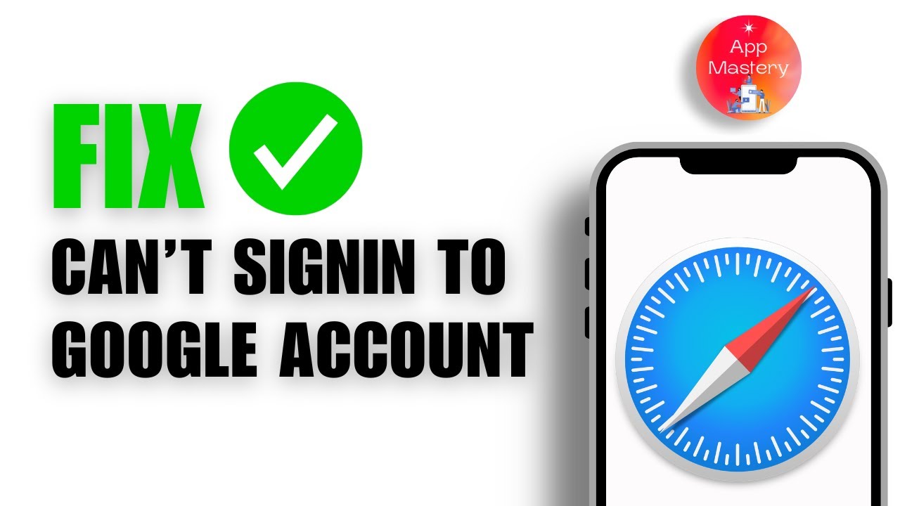 How to Fix Can't Signin to Google Account on Safari on iPhone