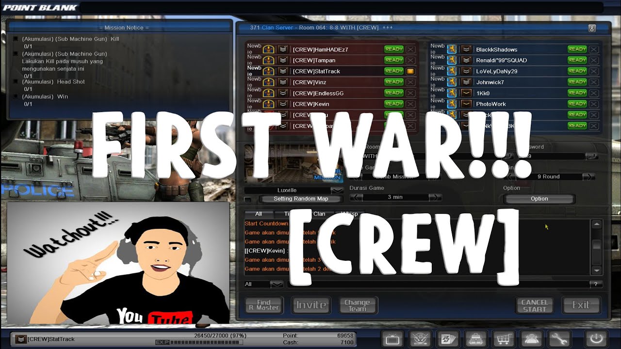 Point Blank Garena Indonesia FIRST WAR [CREW]