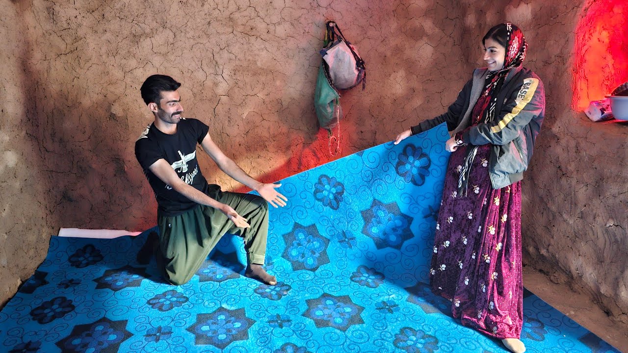 Leila and Shahin in the city of Ghali, how beautiful it is to bring a mountain hut and make love in 