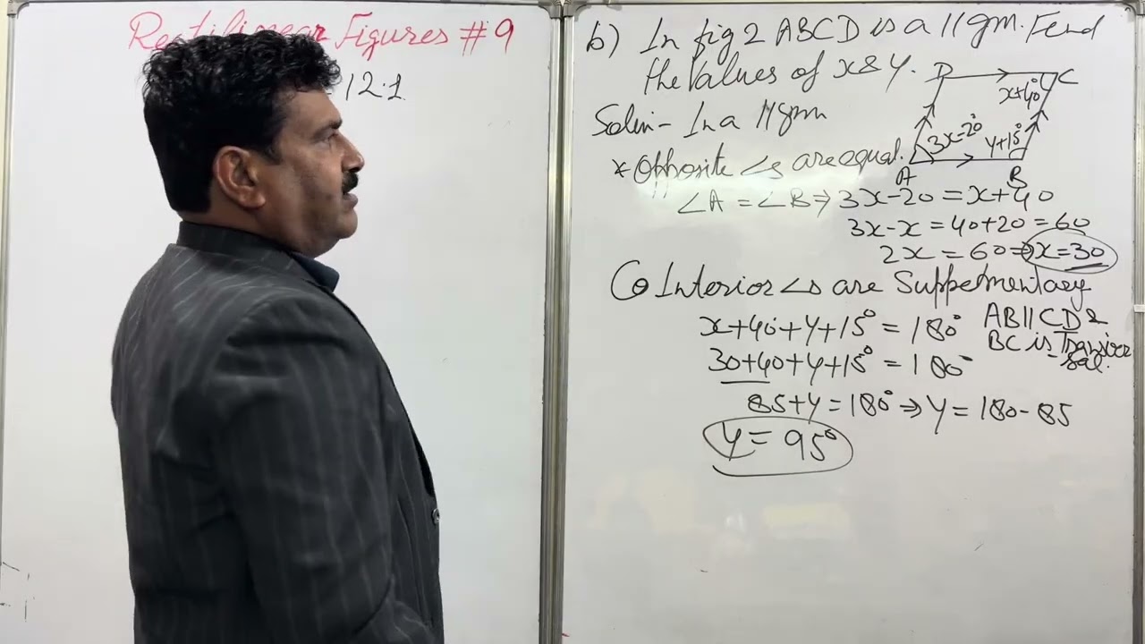 Rectilinear Figures #9 with Rajeev Sir  #exercise12.1  #Class9 #ICSE #Part9 #maths #rajeevsir 