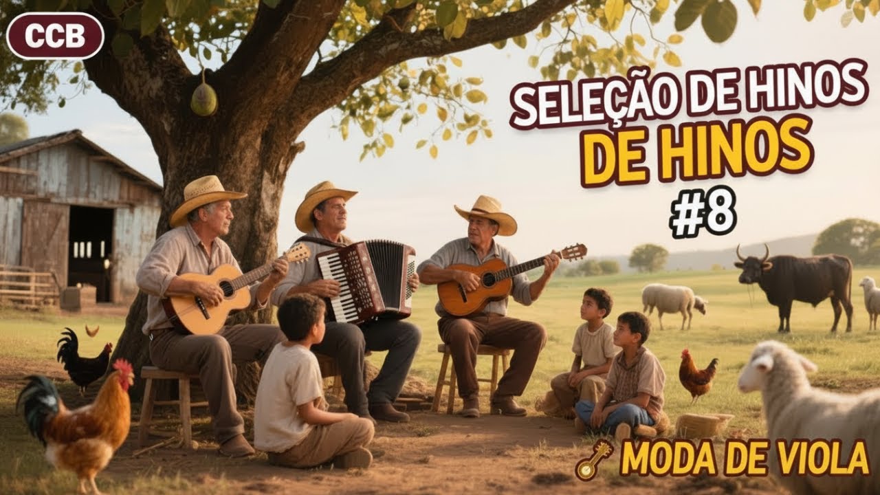 10 Hinos CCB | Viola Caipira | Louvores para serenidade