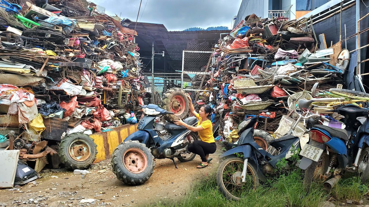 The challenge of finding and buying used motorbikes from giant scrap yards - Revive used scrap bikes