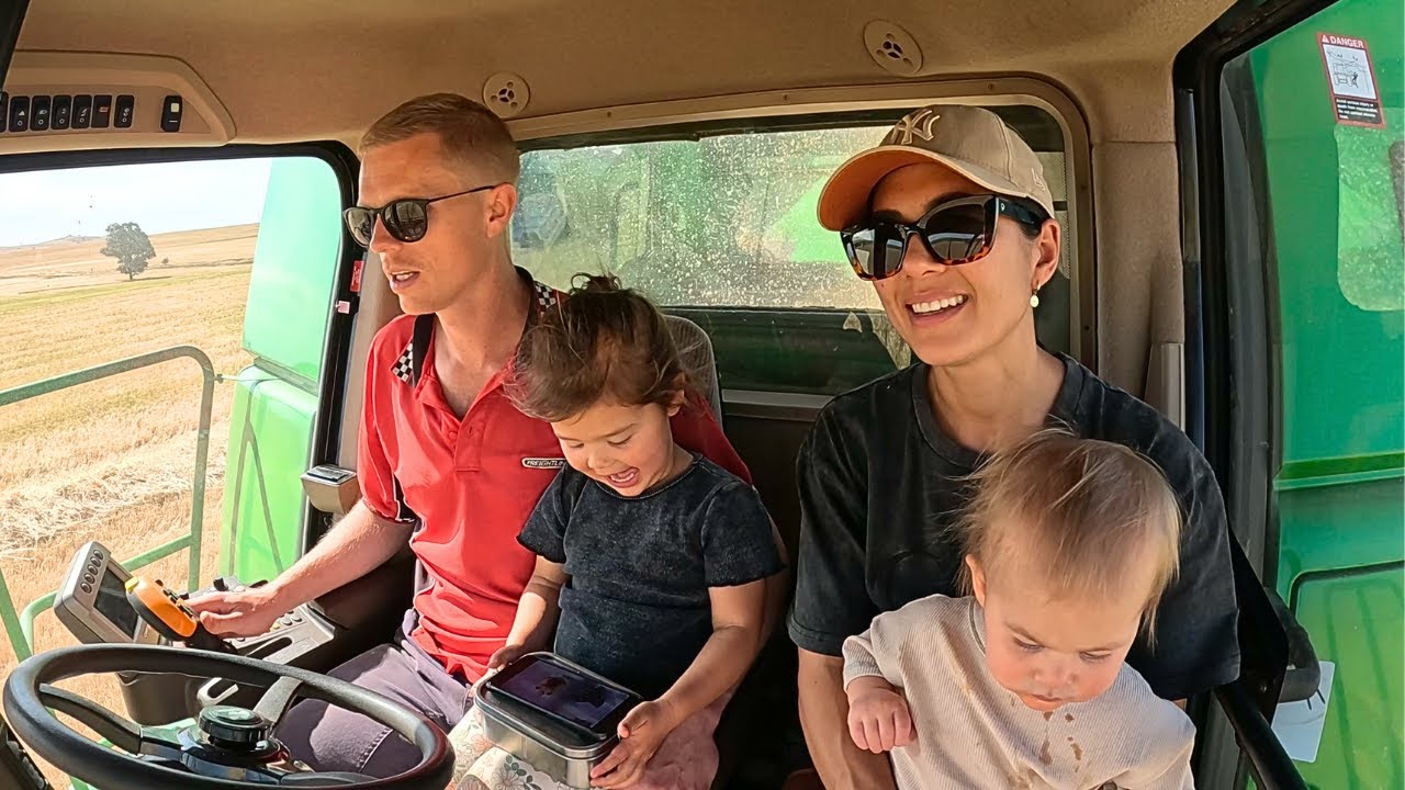 #3 The Moisture Is Good, Harvest Is On + Another Fire & The Family Comes For A Ride