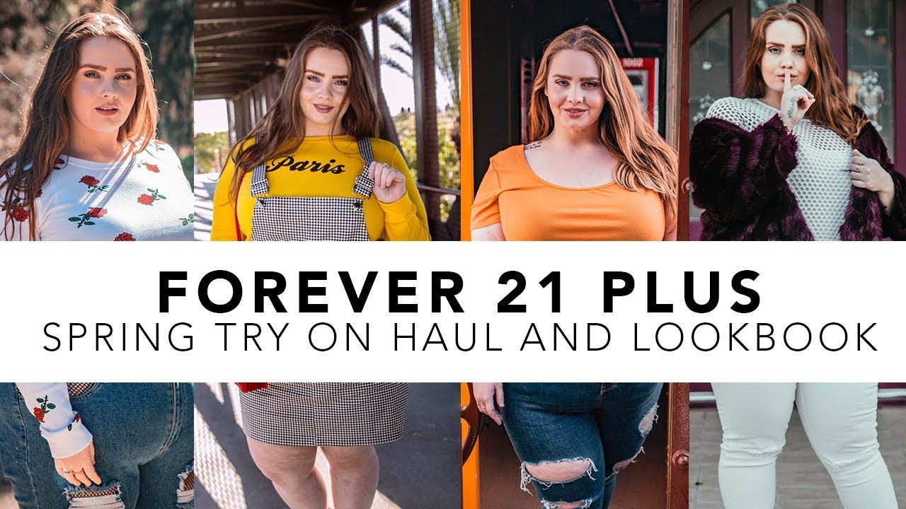 FOREVER 21 PLUS SIZE SPRING HAUL & LOOKBOOK | Hayley Herms