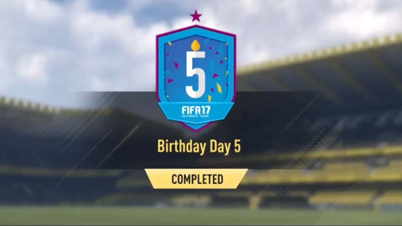 FUT BIRTHDAY DAY 5 SBC [discard value]