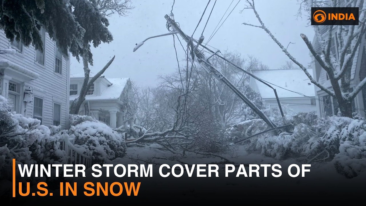 Winter storm cover parts of north-east U.S. in snow and more news | DD India Live