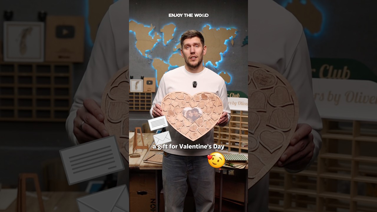 A new product from Enjoy The Wood - Heart Photo Puzzle 🧩❤️ 