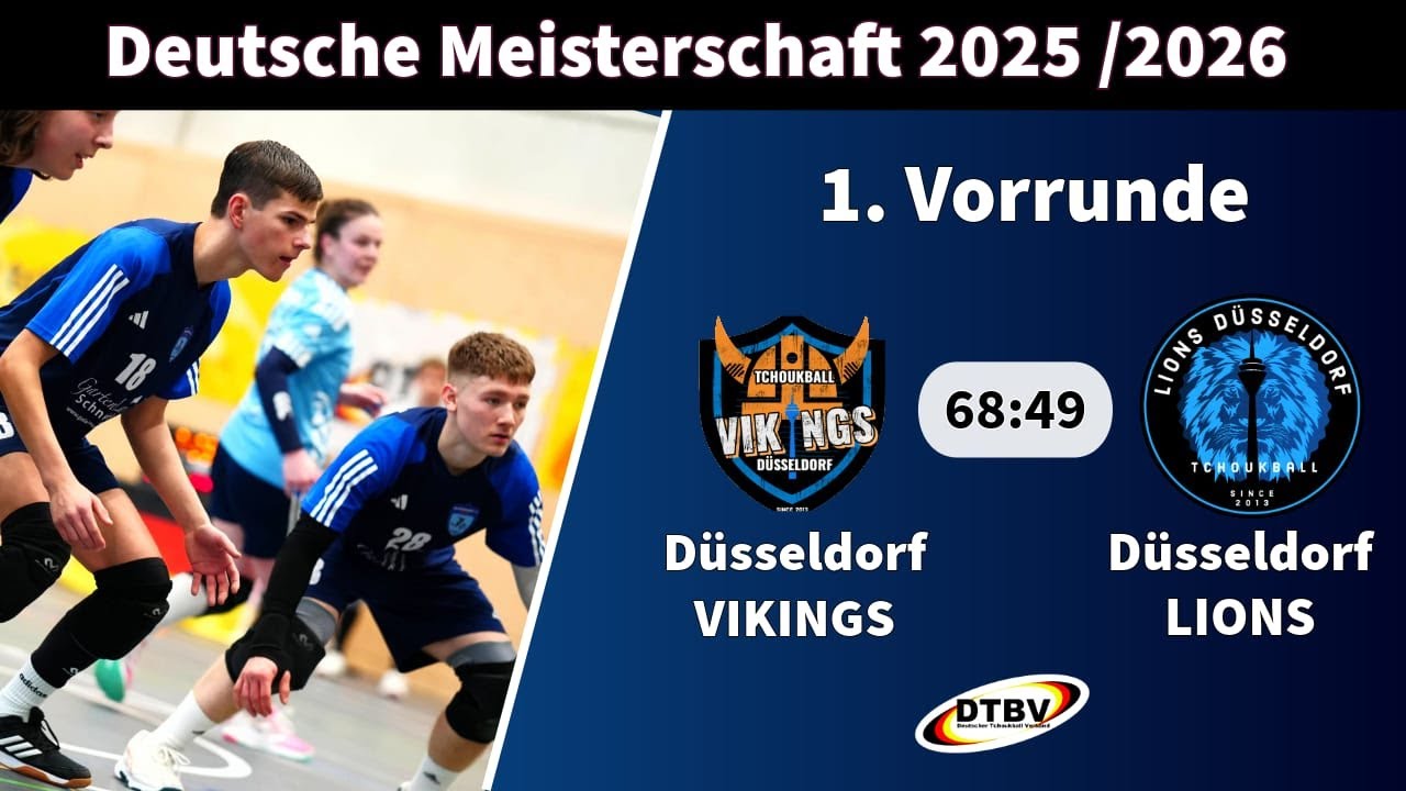 Deutsche Meisterschaft 2026 – Düsseldorf VIKINGS  vs. Düsseldorf LIONS– 1st matchday