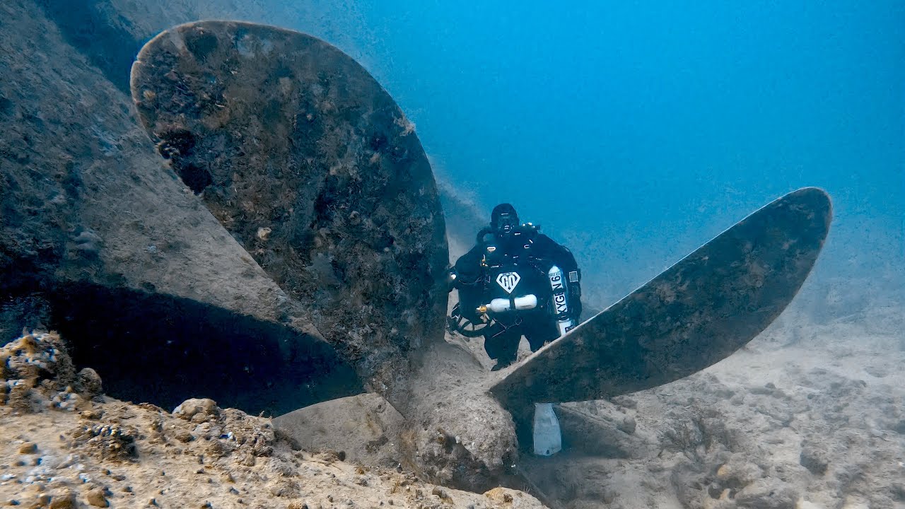 Diving the WWII sunken military cargo ship SS Thistlegorm in the Red Sea