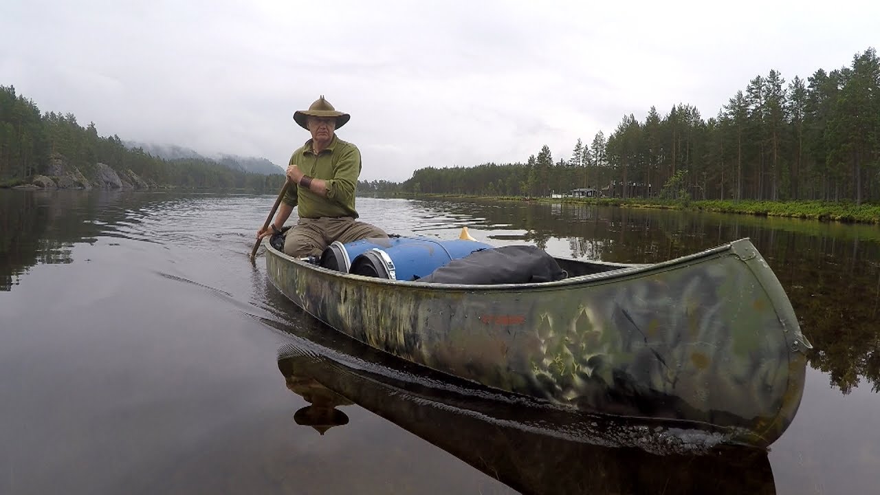 Kjørull - Canoe trip near Tjønnefoss Norway (3days)