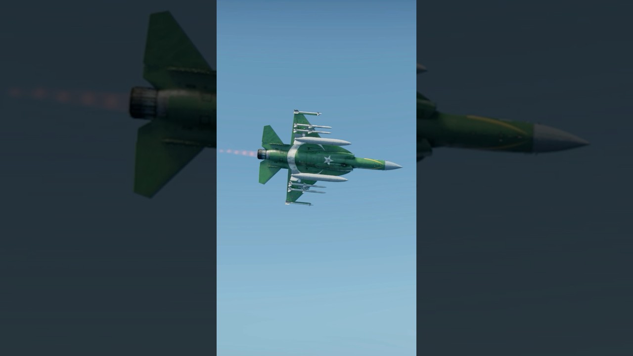 JF 17 Locks Target on Su 33 During Aerial Scenario