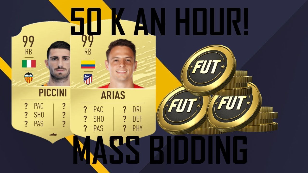 FIFA 20 LOW BUDGET MASS BIDDING TRADING METHOD! 50K ANHOUR!
