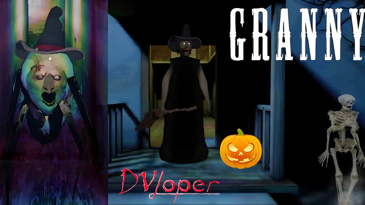 GRANNY CHAPTER 1 DOOR ESCAPE [HARD MODE] | GRANNY HALLOWEEN UPDATE