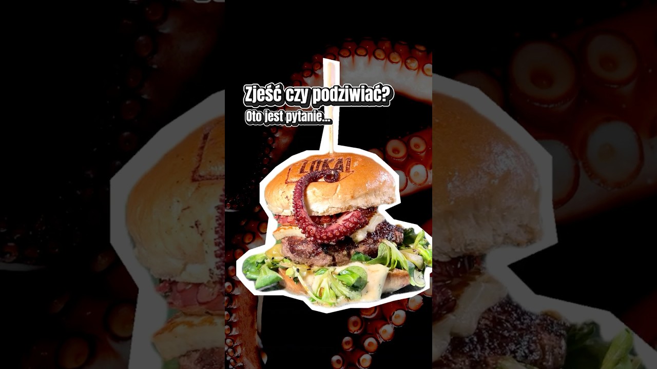 Zjeść czy podziwiać? 🤯🍔🐙 Oto jest pytanie