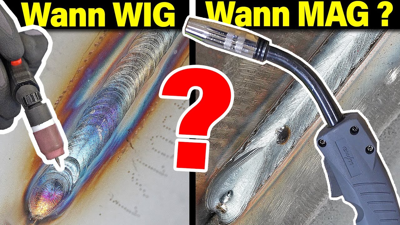 Wann WIG wann MAG? | Welches Schwei&szlig;en f&uuml;r Anf&auml;nger?