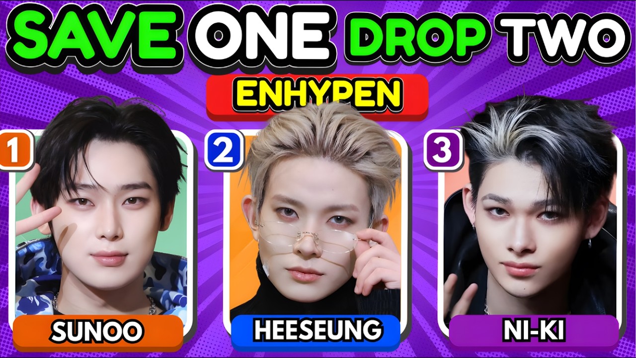 SAVE ONE DROP TWO: SAME KPOP GROUP EDITION (MOST POPULAR IDOL)✨| K-Pop Quiz Game 2026