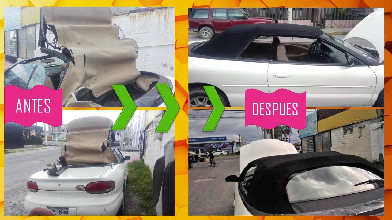 CAPOTA PARA SEBRING 1998. ADAPTACION Y COLOCACIÓN