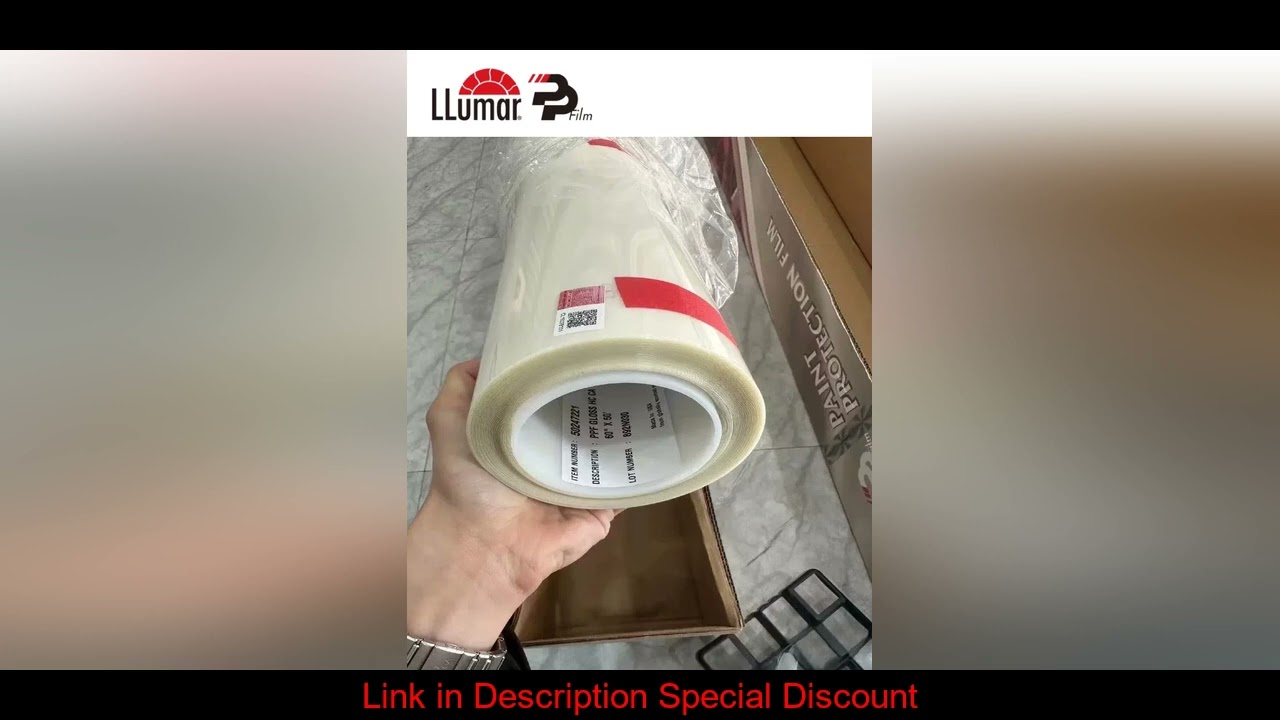 LLumar 6.5Mil TPH PPF Paint Protection Film Eco Friendly High Gloss Transparency Self Healing