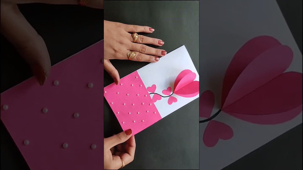 New Year Gift Card &diams;️ Handmade Gift Idea For New Year #shorts #viral #youtubeshorts