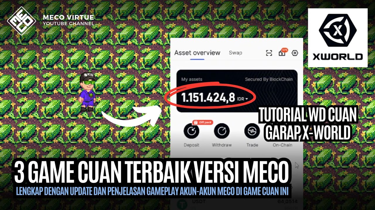 Top 3 Game Cuan Terbaik Versi Meco + Tutorial WD Cuan X-World