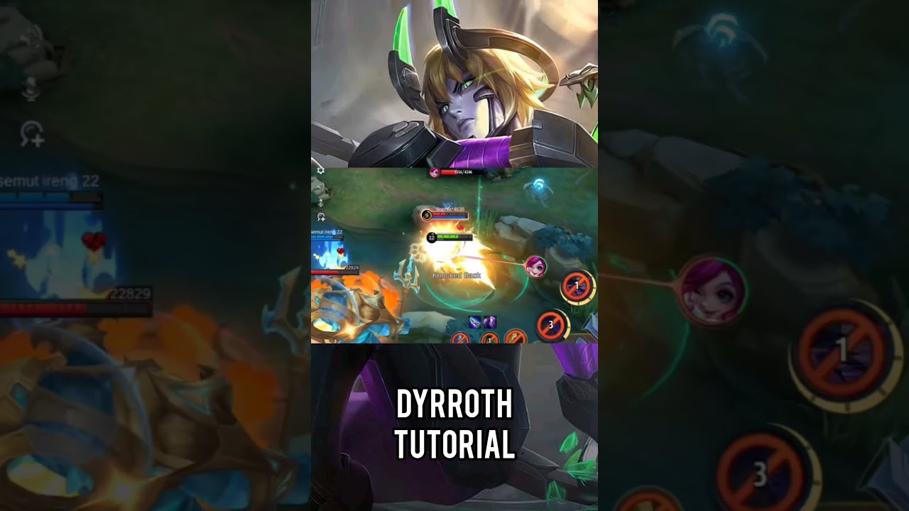 DYRROTH TUTORIAL #dyrroth #mlbb #gameplay #tutorial #yondaime
