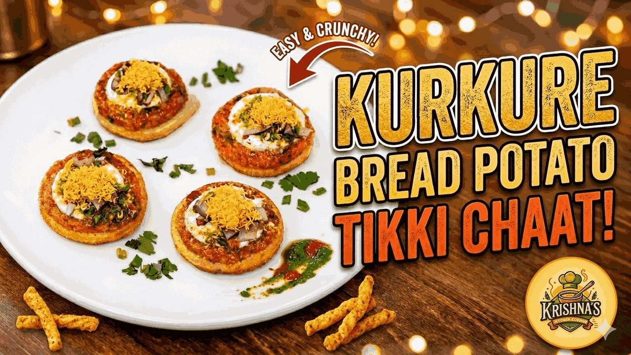 KURKURE BREAD POTATO TIKKI CHAAT  :  PARTY STARTER -हर इवेंट की जान कुरकुरी, चटपटी और Tasty Tangy