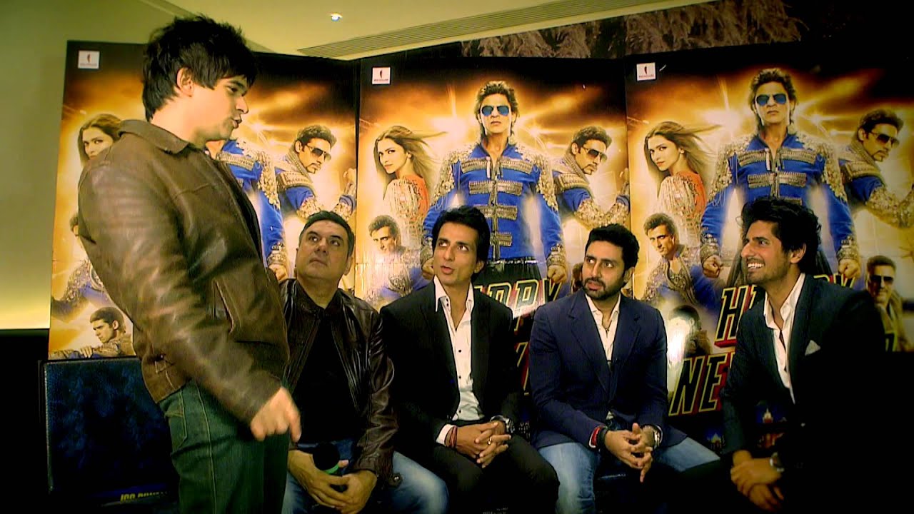 Interview-Abhishek Bachchan, Boman Irani, Sonu Sood, Vivaan Shah - HNY
