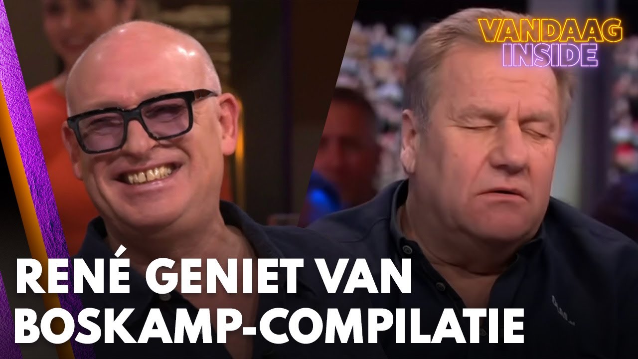 René heeft op bankie naar Boskamp-compilatie gekeken: ‘Dat is echt héél leuk!’ | VANDAAG INSIDE