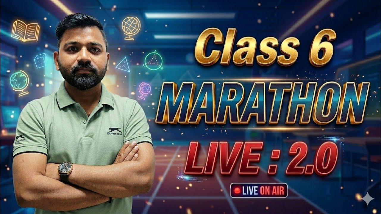 Class 6 Complete Maths Marathon 1/2 by Nrenn_Sir