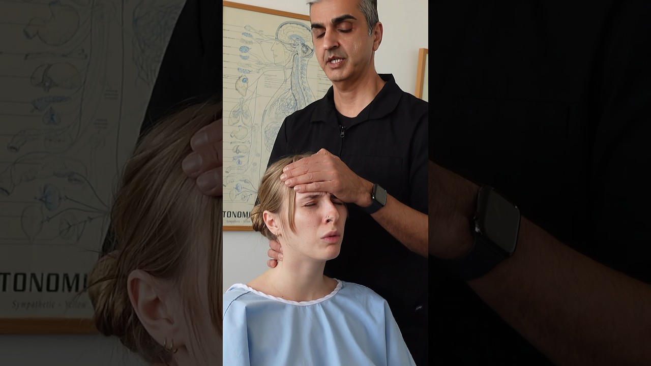 Головные боли напряжения и боли в шее ушли с помощью коррекции затылка и атланта #шорты