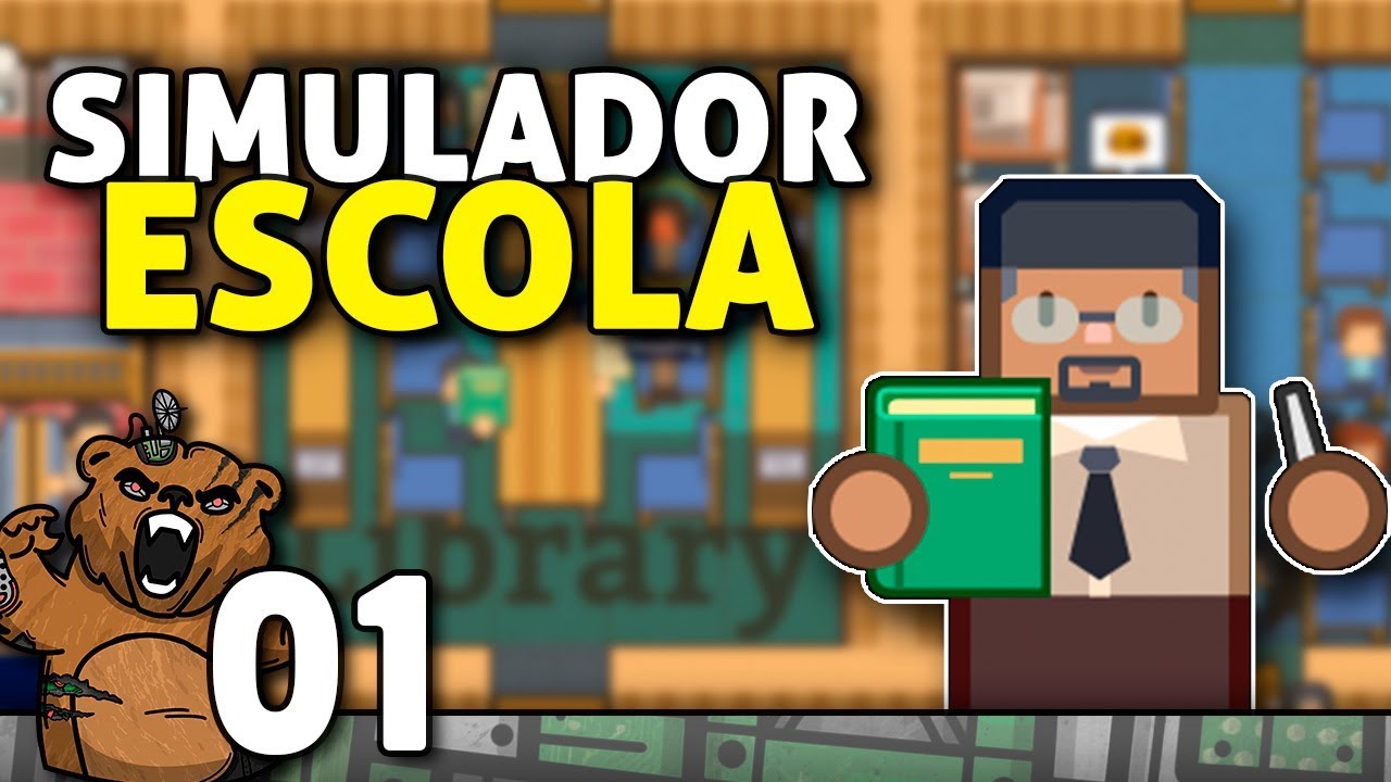A nova escola do Bacon | Academia: School Simulator #01 - Gameplay PT-BR