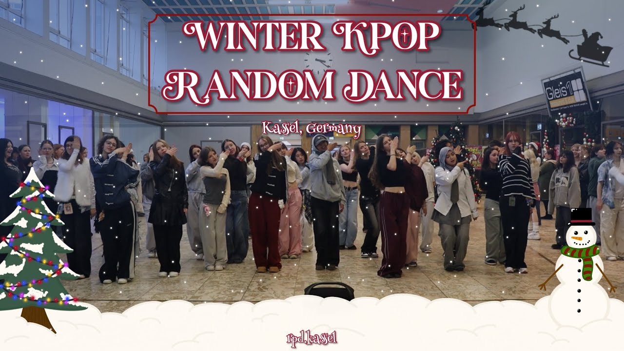 WINTER RANDOM DANCE in Kassel, Germany (Winter Songs) ❄️
