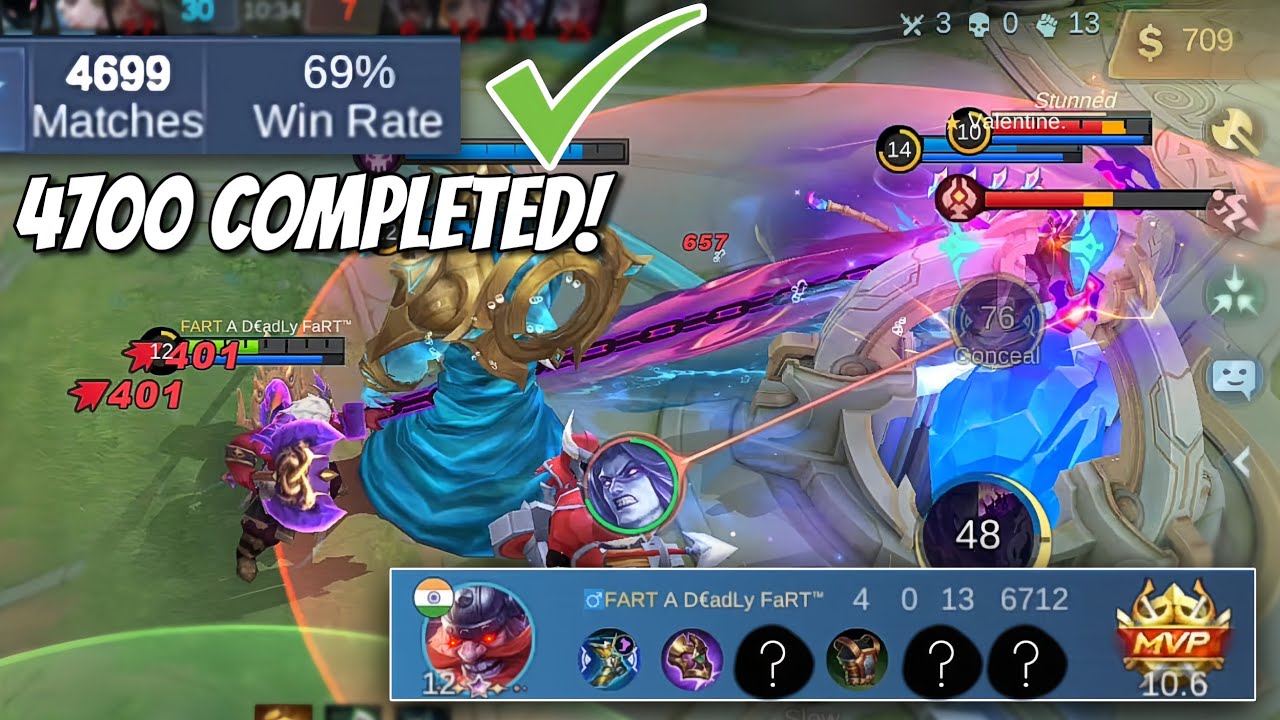 Completed 4700 Franco Rank Matches in Mythical Glory Full Gameplay🔥 | Wolf Xotic | MLBB