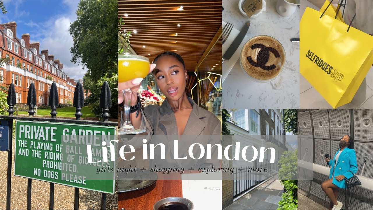 LONDON VLOG | girls night + must try restaurants + shopping + museums + football match | rainstewart