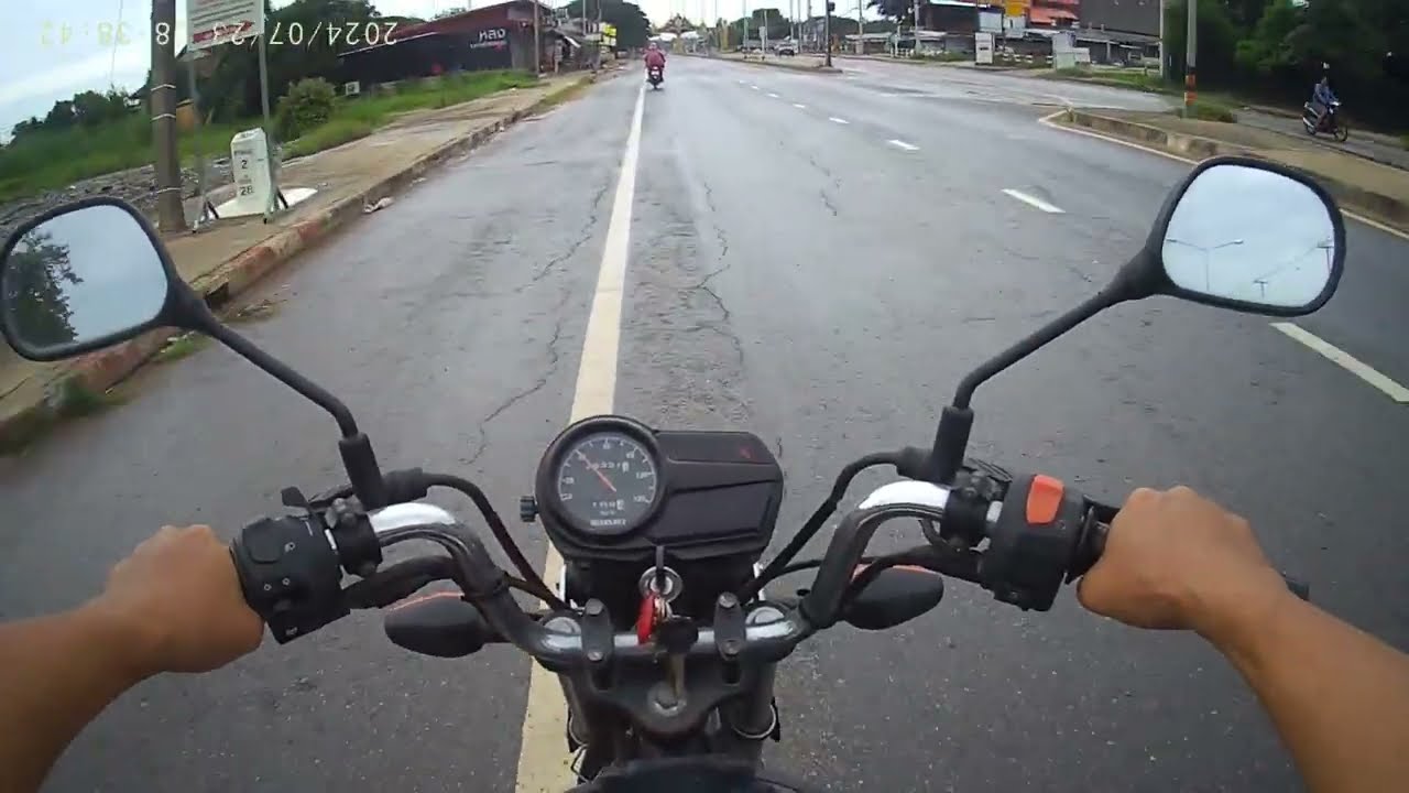 หน้าฝนก็แบบนี้แหละ #Suzuki GD110