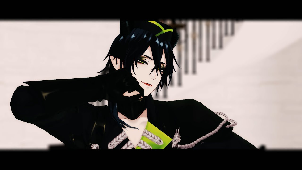 【MMDツイステ】masked bitch(マレウス) 120fps