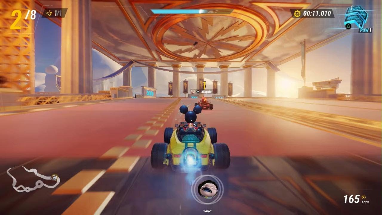 Disney Mickey mouse with some fire wheels