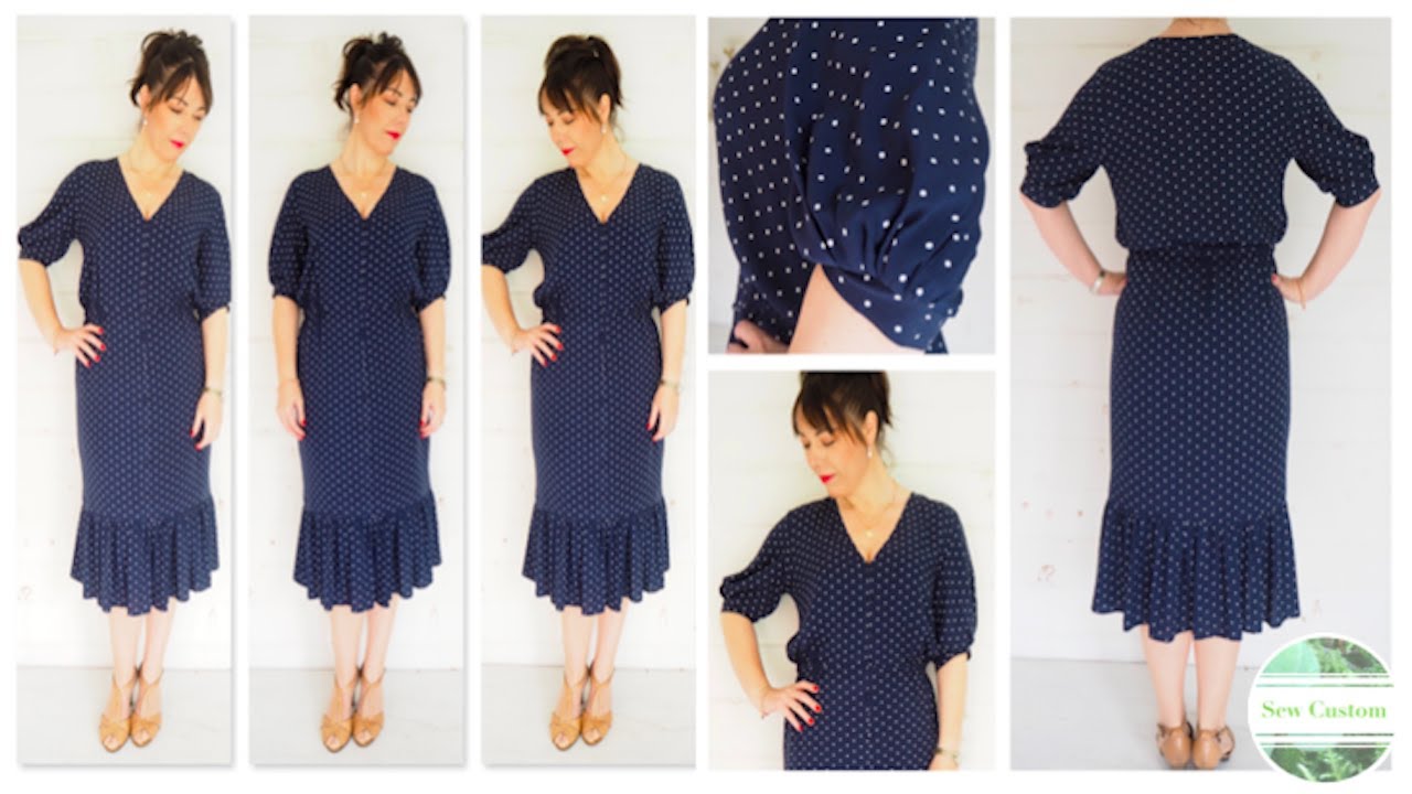 How I Sewed my Spring Midi Dress