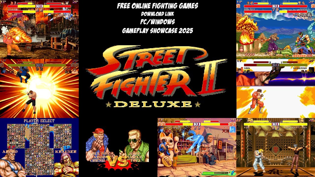 Street Fighter II Deluxe 2 Ikemen Go l Free Online Fighting Games 2025 l Download Link l PC/Windows