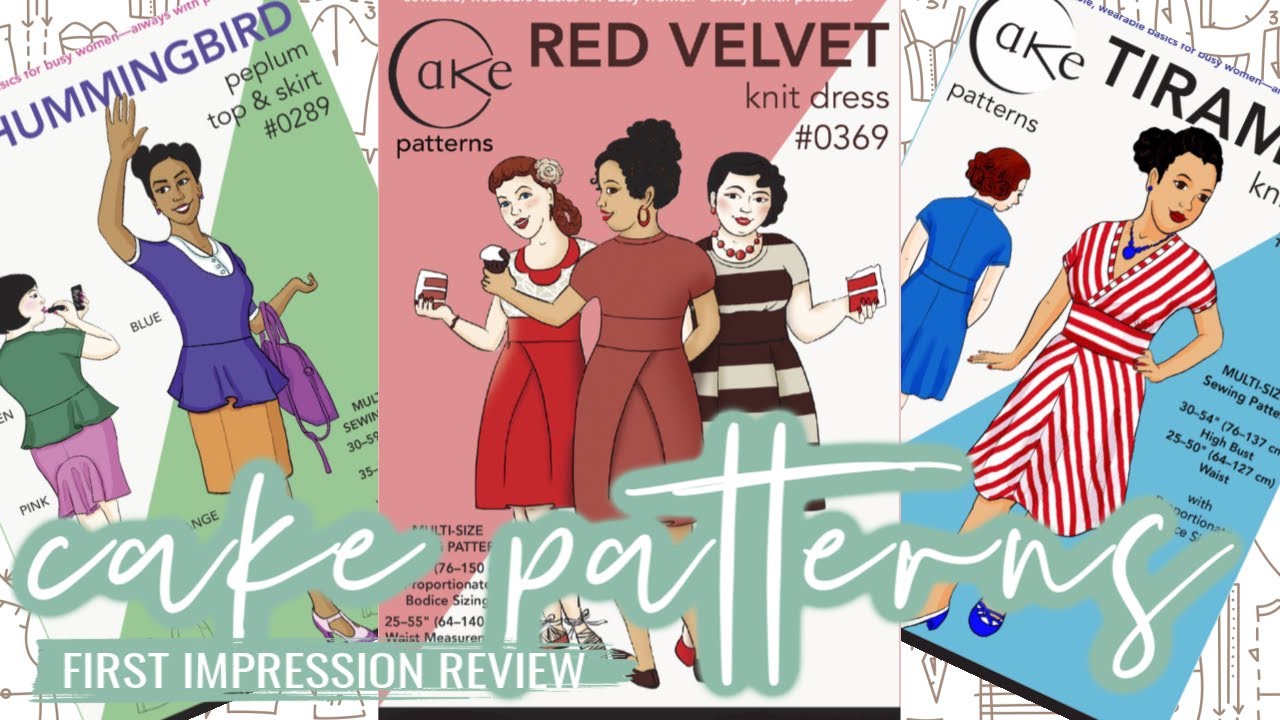 Cake Sewing Patterns  |  First Impression Review