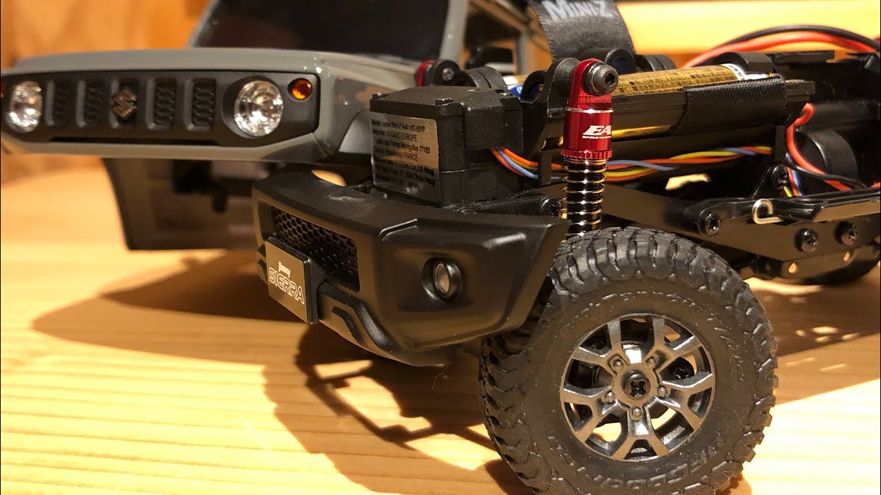 京商 ミニッツ4x4 ジムニーシエラ JB74 オイルダンパー取り付け イーグルレーシング SPショックセット KYOSHO MINI-Z4x4 EAGLE Racing Shock absorber