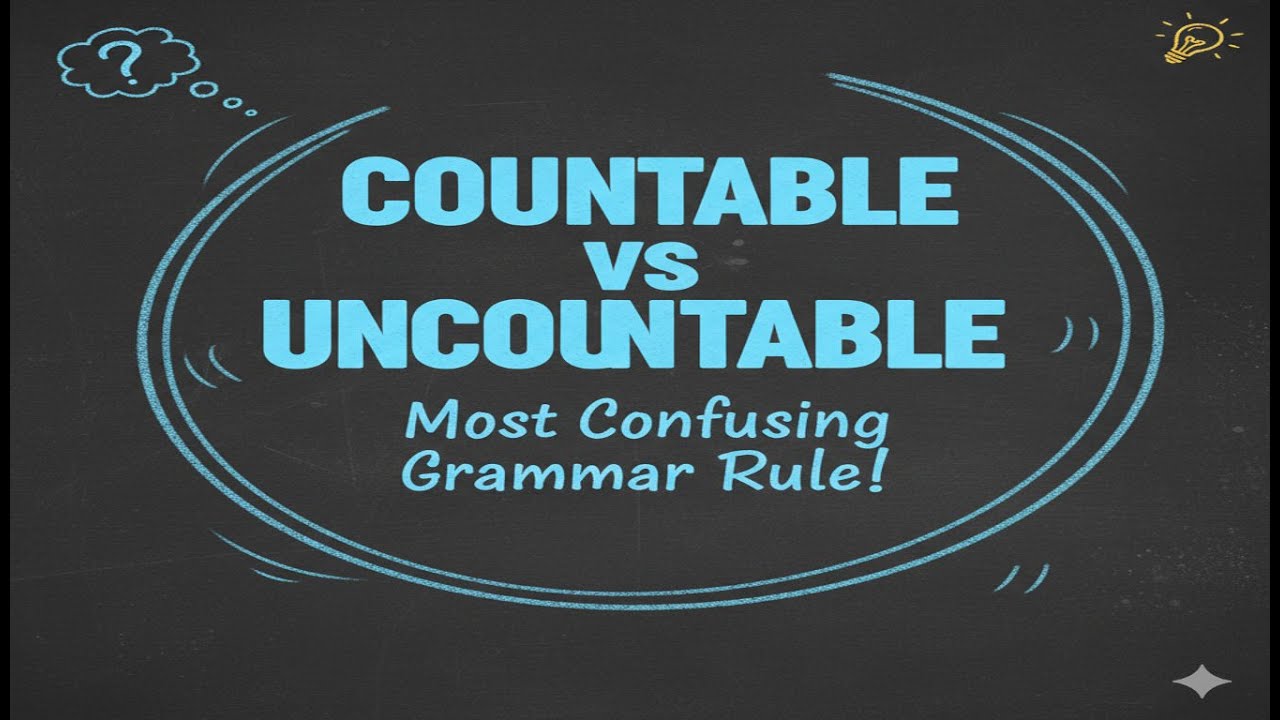 Countable vs Uncountable Nouns 🔥 | English Grammar Made Easy
